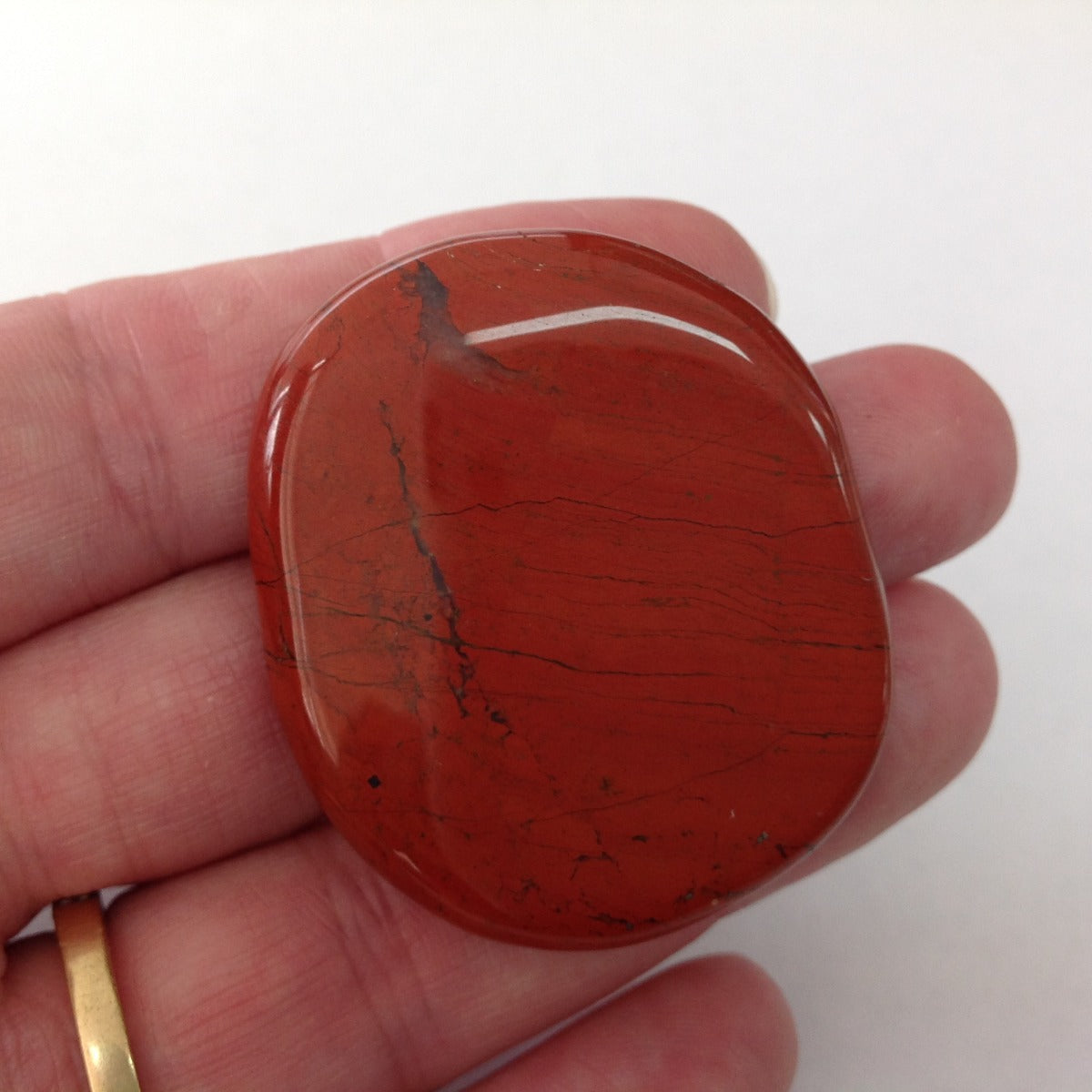 Pocket Palm Stone - Red Jasper Pocket Palm Stone - Red Jasper